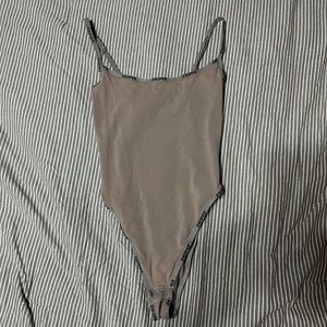 Skims Cotton Logo bodysuit